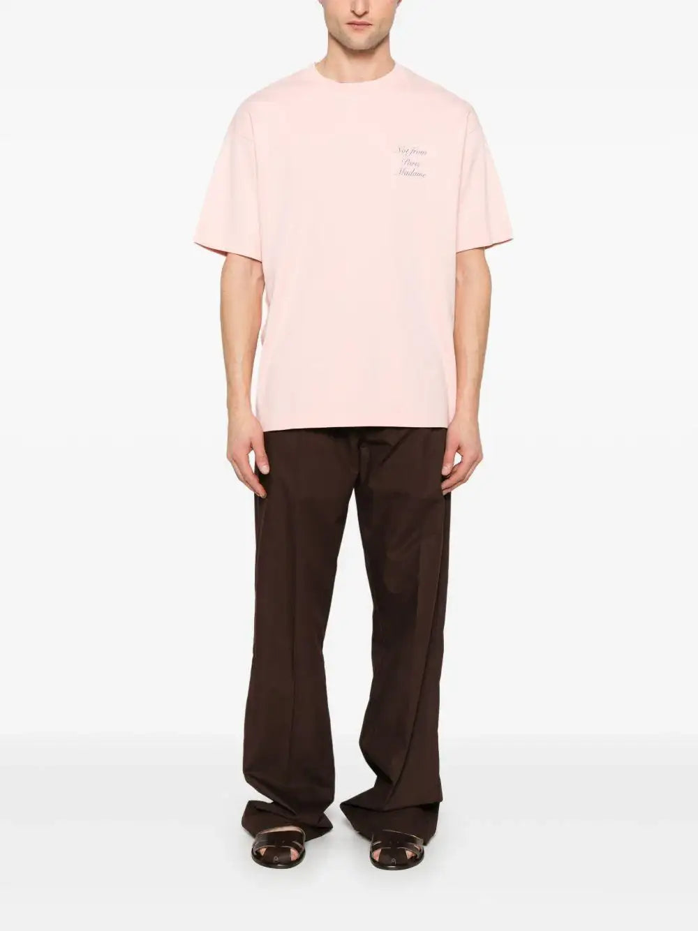 Camiseta Drole de Monsieur Le T-Shirt Slogan Cursive TS209 CO002 LPI DROLE DE MONSIEUR