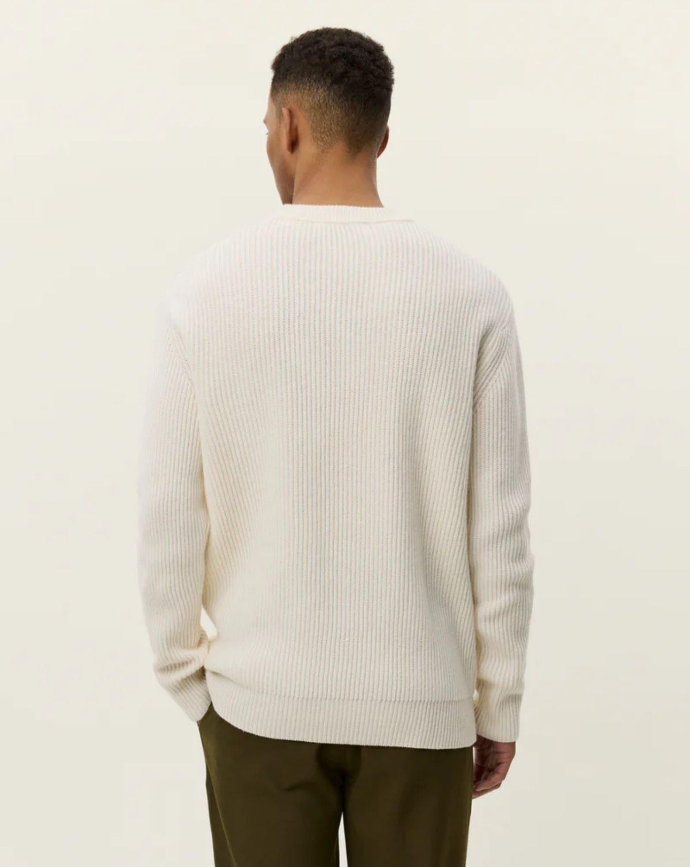 Jersey Les Deux Eddie Wool Rib Crewneck Knit 1000471 215 LES DEUX