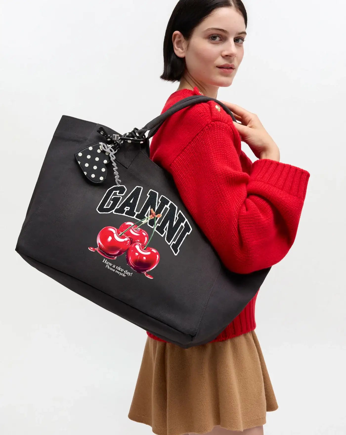 Bolso Ganni Cherry Tote B2110038 252 GANNI