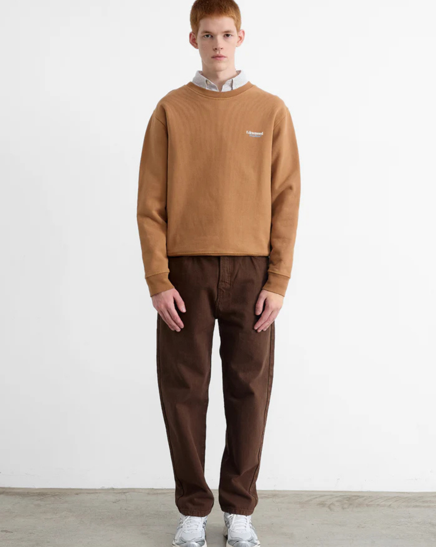 Sudadera Edmmond Elak 3254008750 PLAIN BROWN EDMMOND