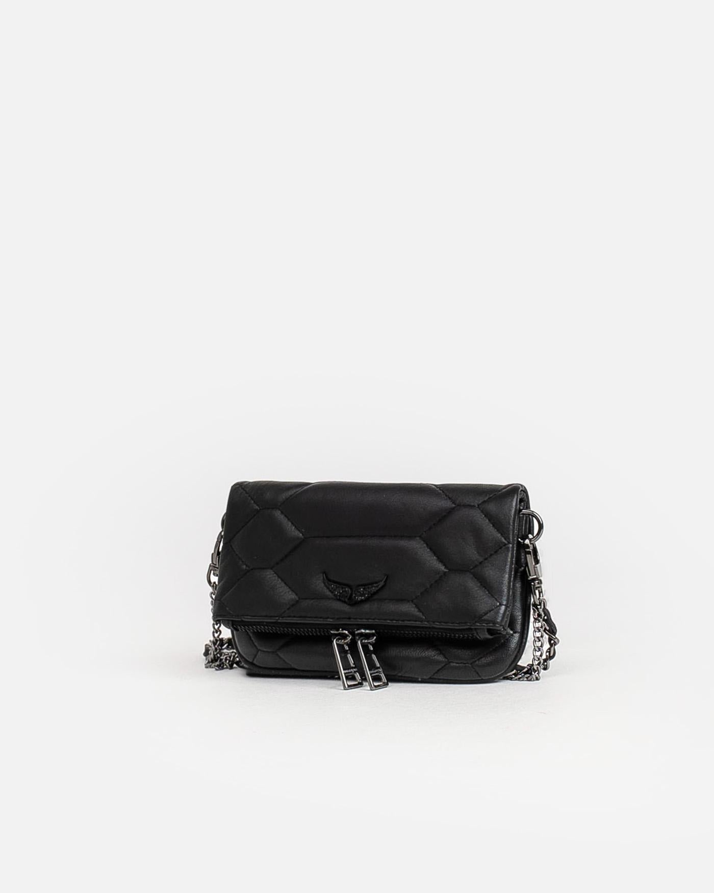 Bolso Zadig & Voltaire Rock Nano XL Mat Scale LWBA00052 NOIR 001 ZADIG & VOLTAIRE