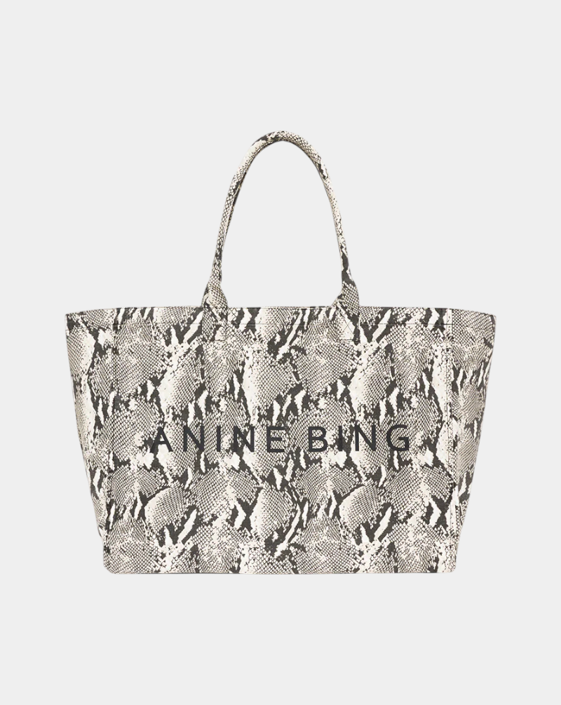 Bolso Anine Bing Leo Canvas Tote A1311841MTL100 PRINT ANINE BING