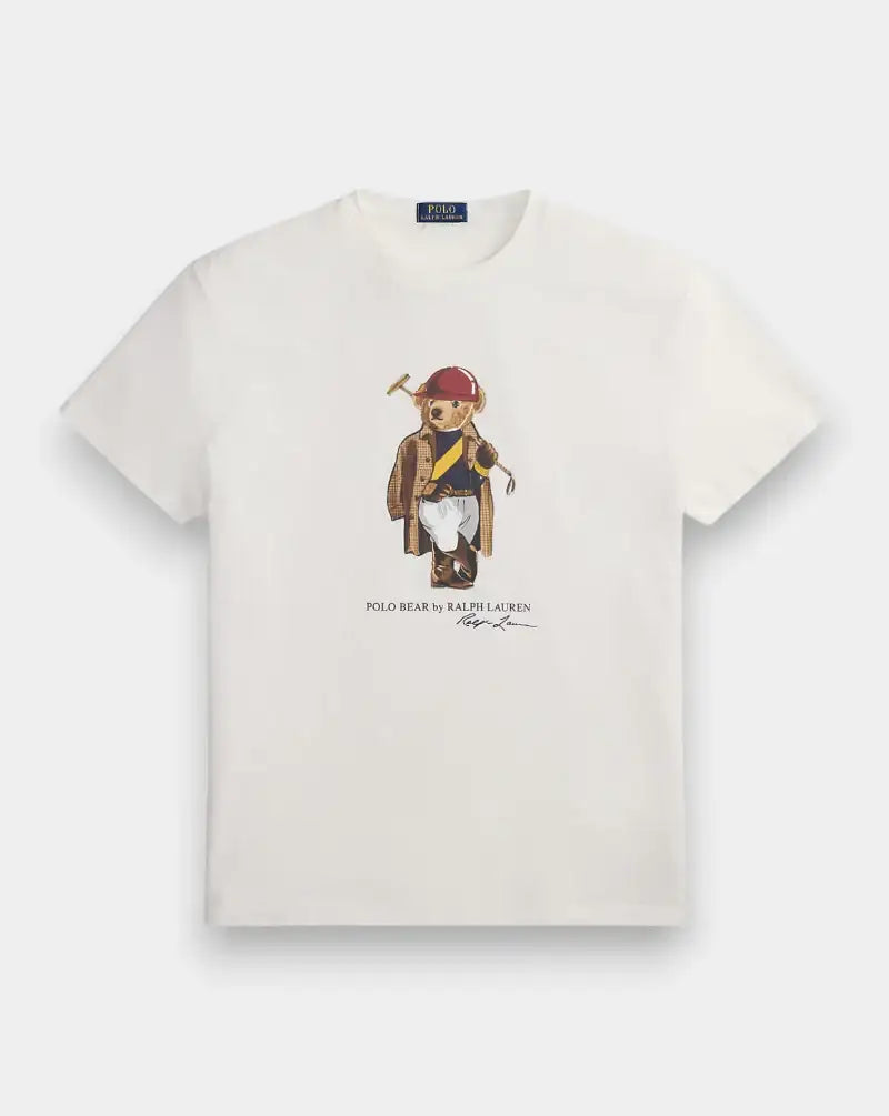 Camiseta Polo Ralph Lauren Bear 710B16611001 WHITE-SOCIETY BEAR POLO RALPH LAUREN