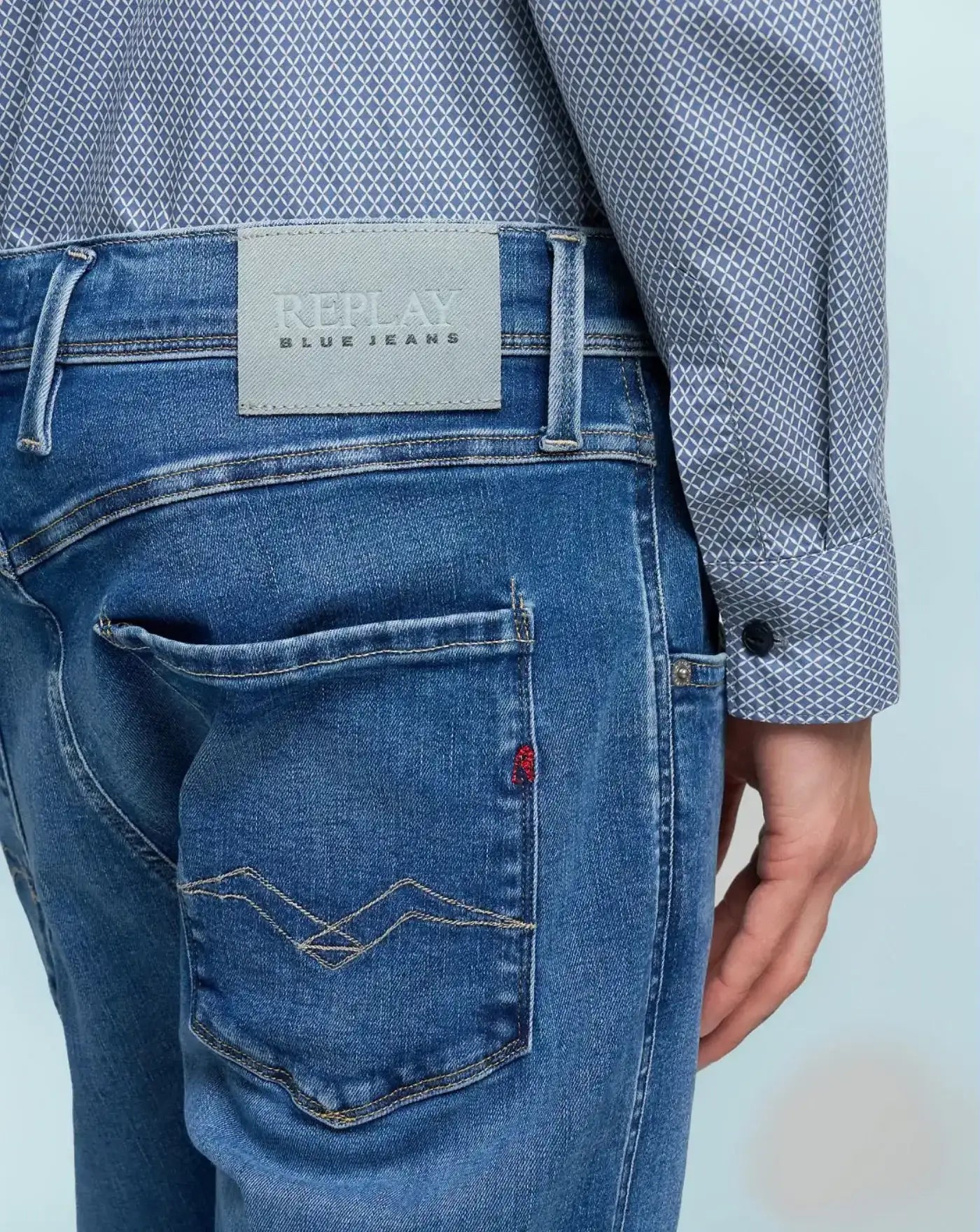 Denim Replay Hyperflex M914Y032661990 009 REPLAY
