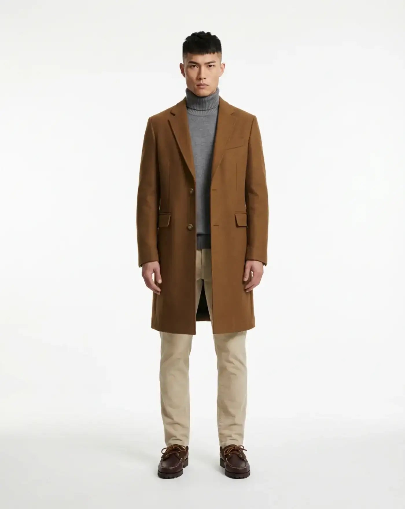 Abrigo Ami Paris Coat Single Breasted HC0010WV0078 216 AMI PARIS