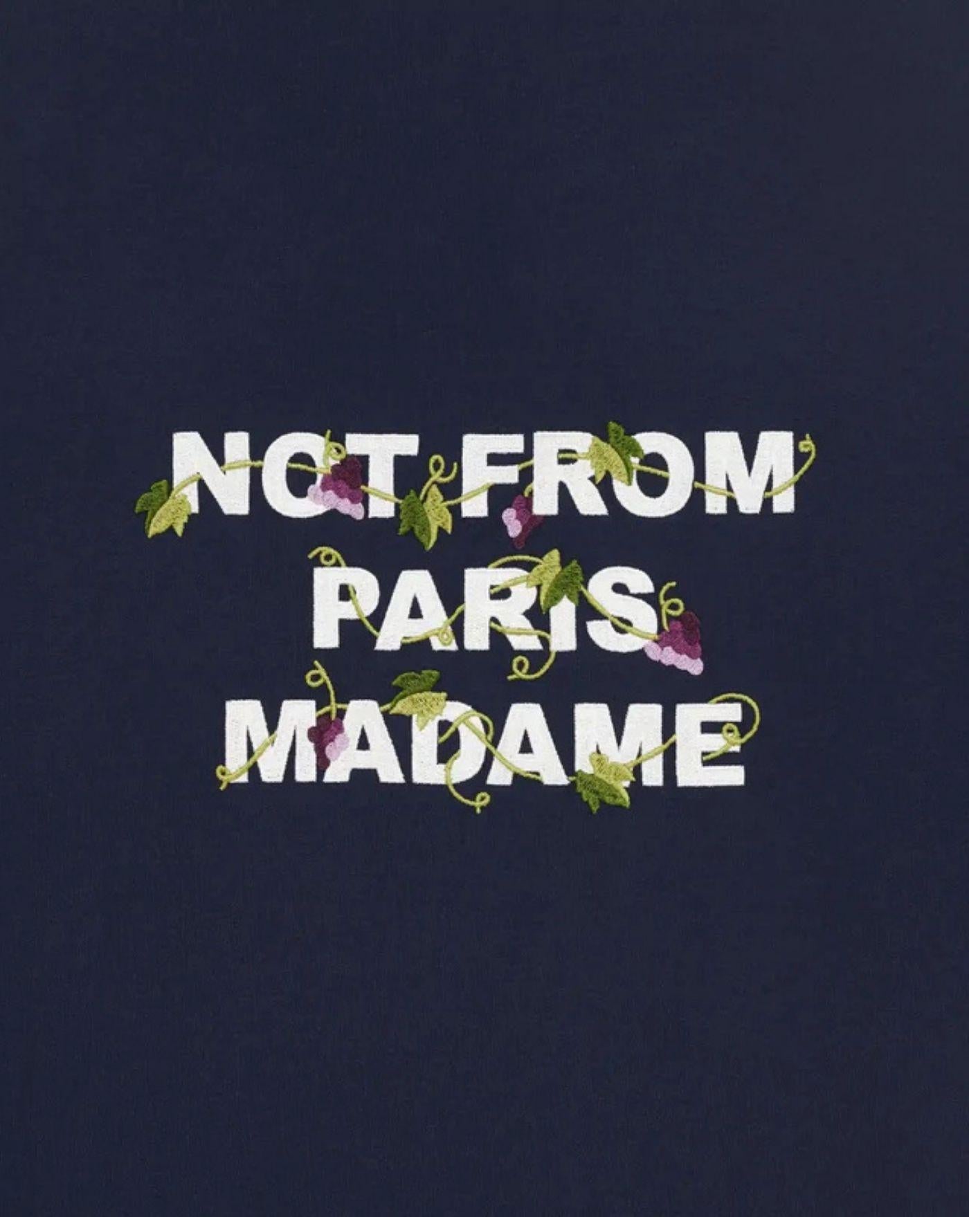 Camiseta Drole de Monsieur Vine Embroidered Slogan T-shirt TS327 CO248 NY DROLE DE MONSIEUR