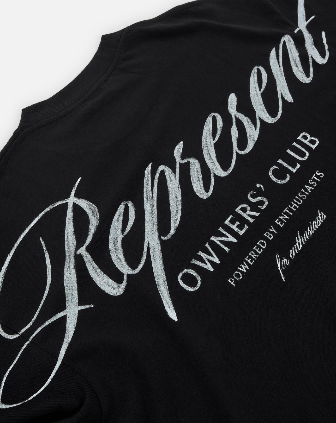 Camiseta Represent Owners Club Script OCM41201 001BLACK REPRESENT