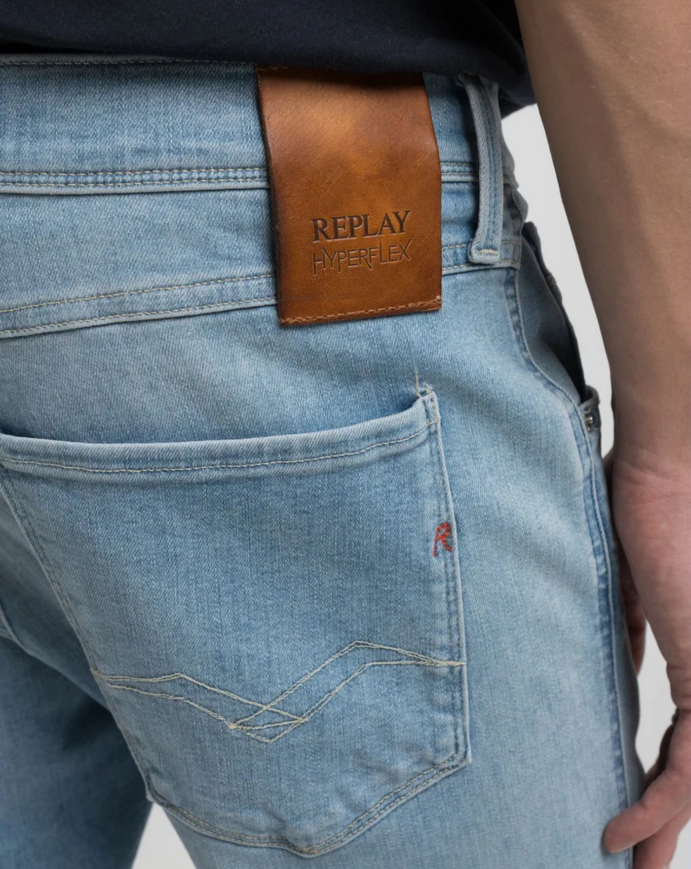 Denim Replay Hyperflex Anbass<BR/> M914Y032661800 010 REPLAY