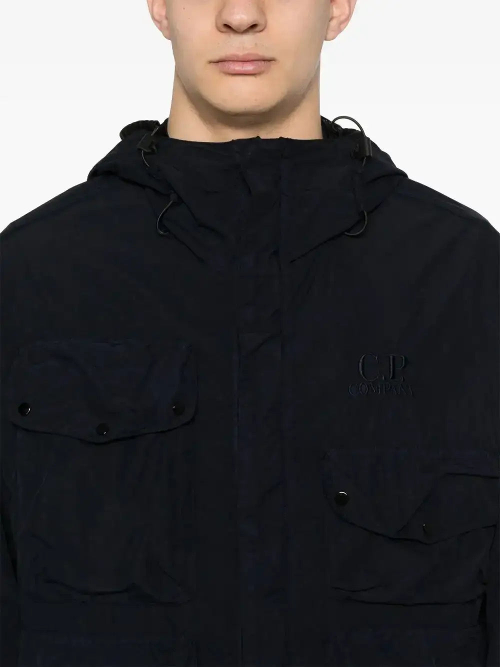 Chaqueta C.P. Company Flatt Nylon Goggle Jacket 18CMOW050A005991G 888 C.P. COMPANY