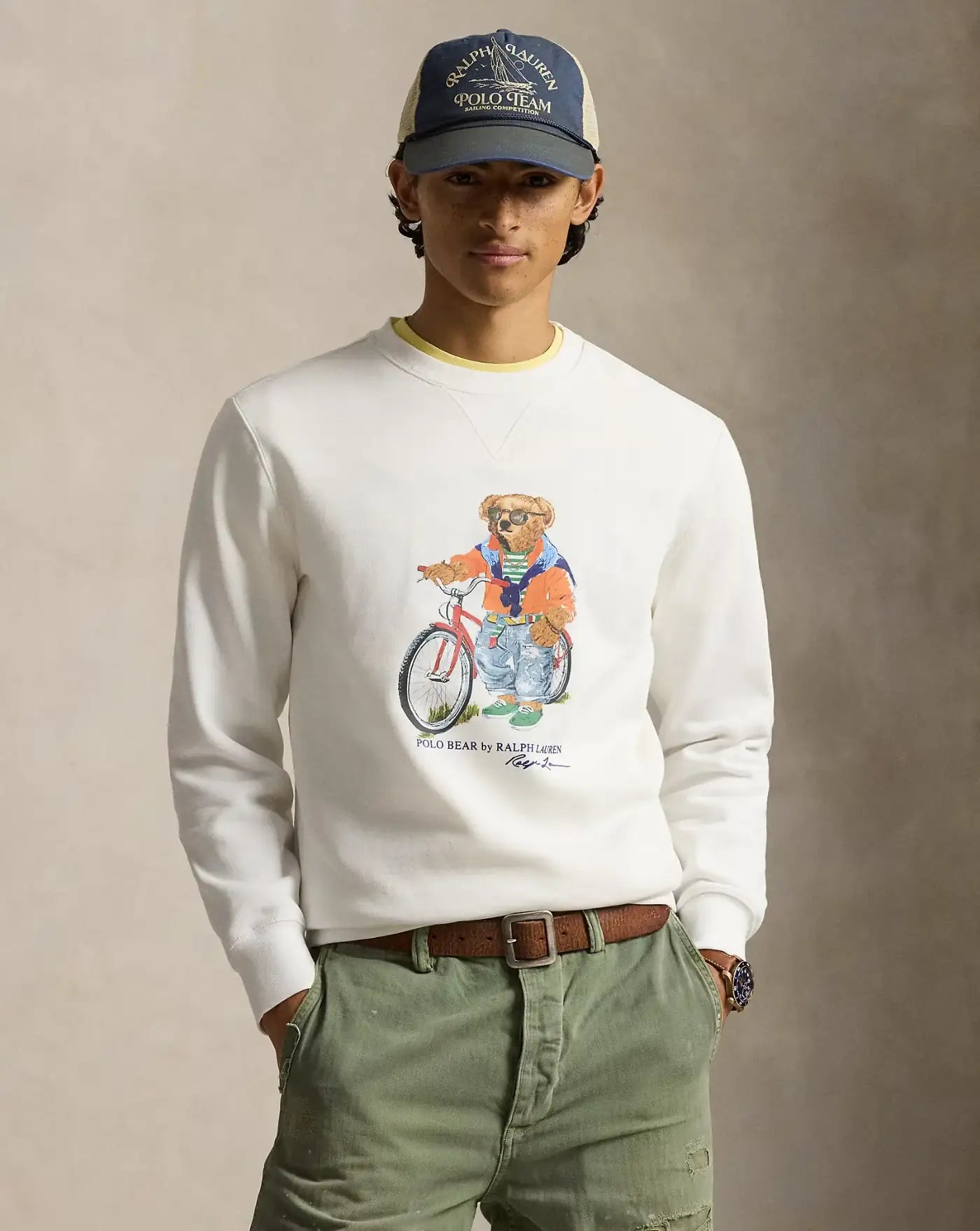 Sudadera Polo Ralph Lauren Bear 710B14616001 WHITE- SUMMER BEAR POLO RALPH LAUREN