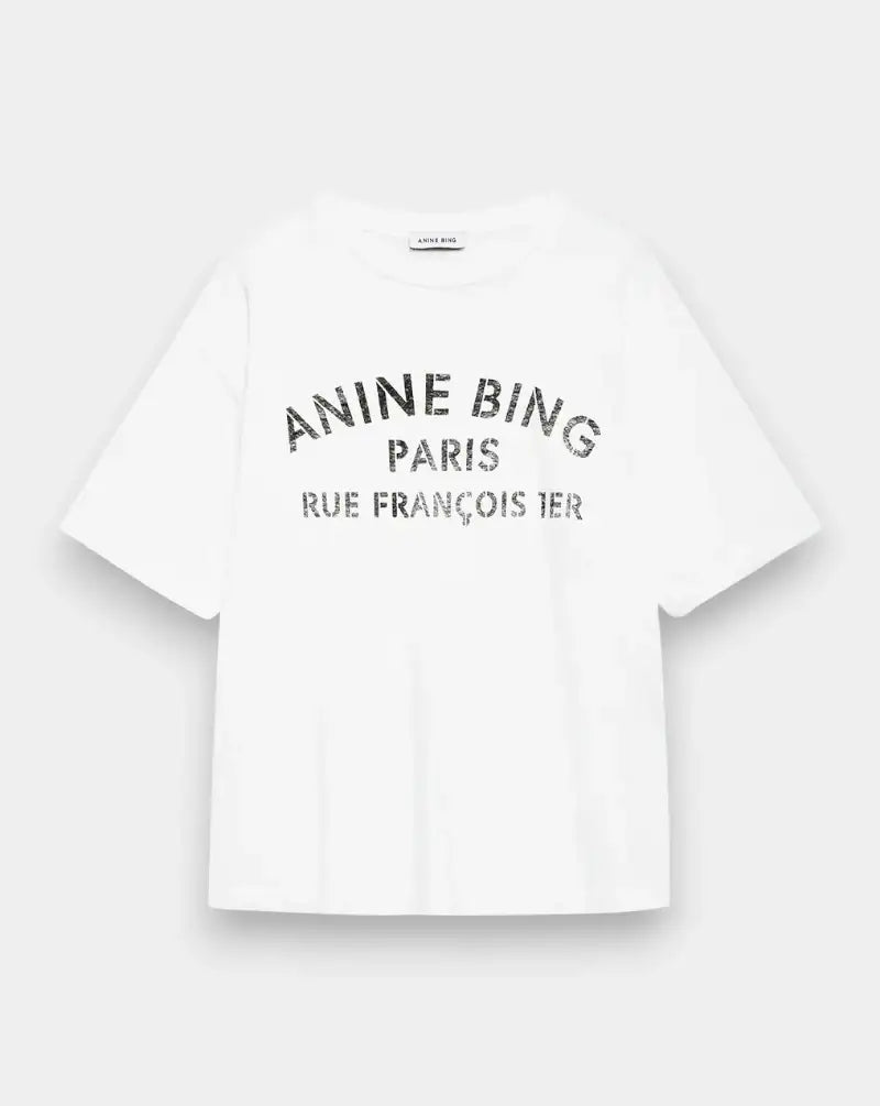 Camiseta Anine Bing Cohen A0811518IVY1 IVORY ANINE BING