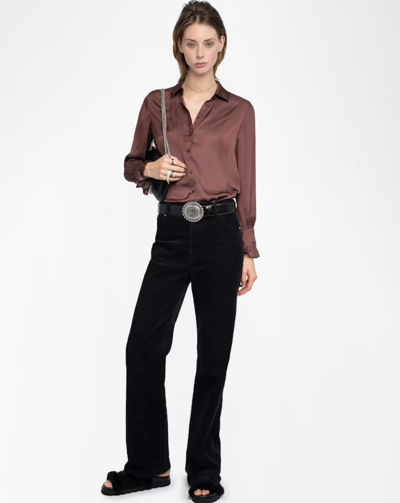 Camisa Zadig & Voltaire Thely Satin WWSH02226 540 ZADIG & VOLTAIRE
