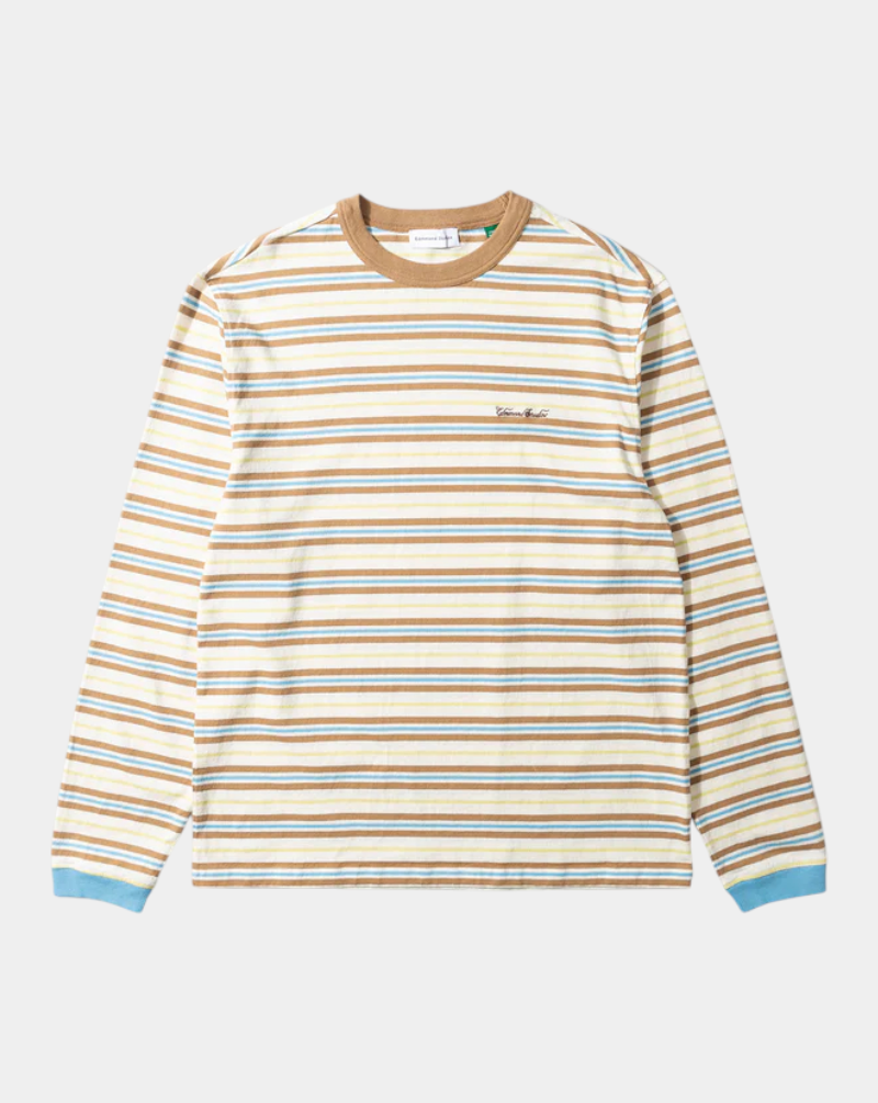 Camiseta Edmmond Logo Stripes 3253003010 PLAIN OFF WHITE EDMMOND