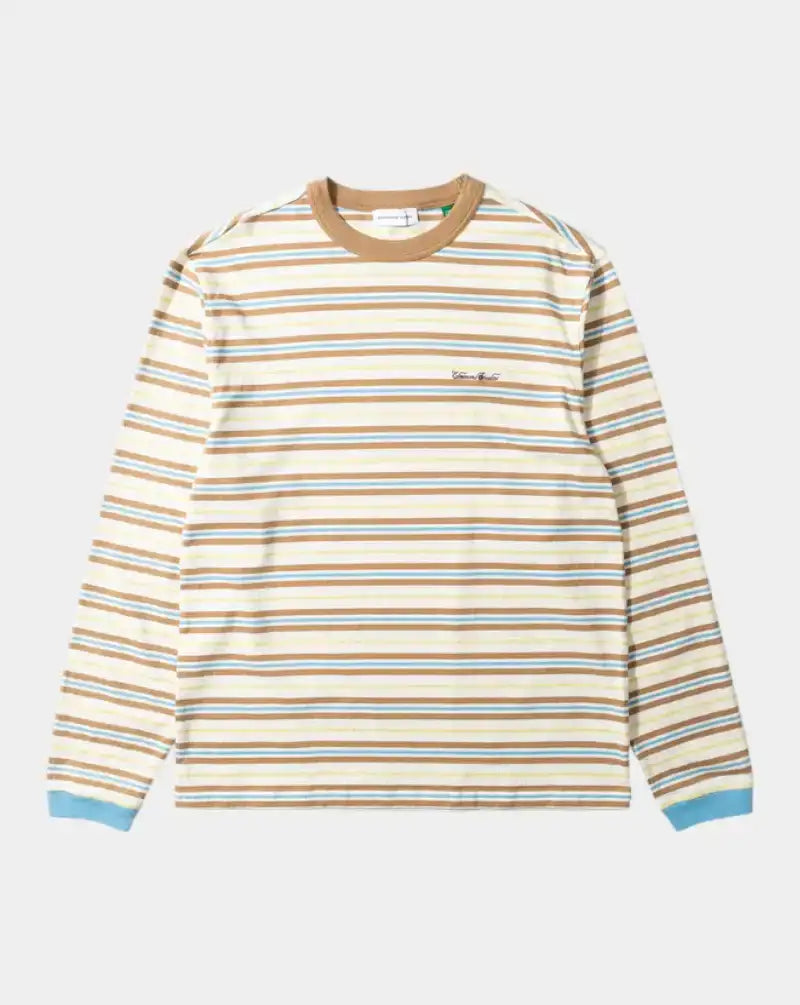 Camiseta Edmmond Logo Stripes 3253003010 PLAIN OFF WHITE EDMMOND