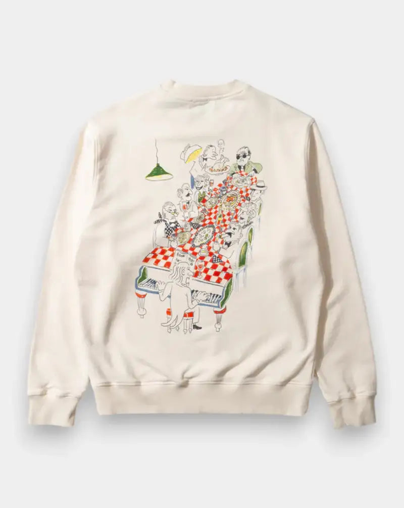 Sudadera Edmmond Piano Bar 3254014010 PLAIN OFF WHITE EDMMOND