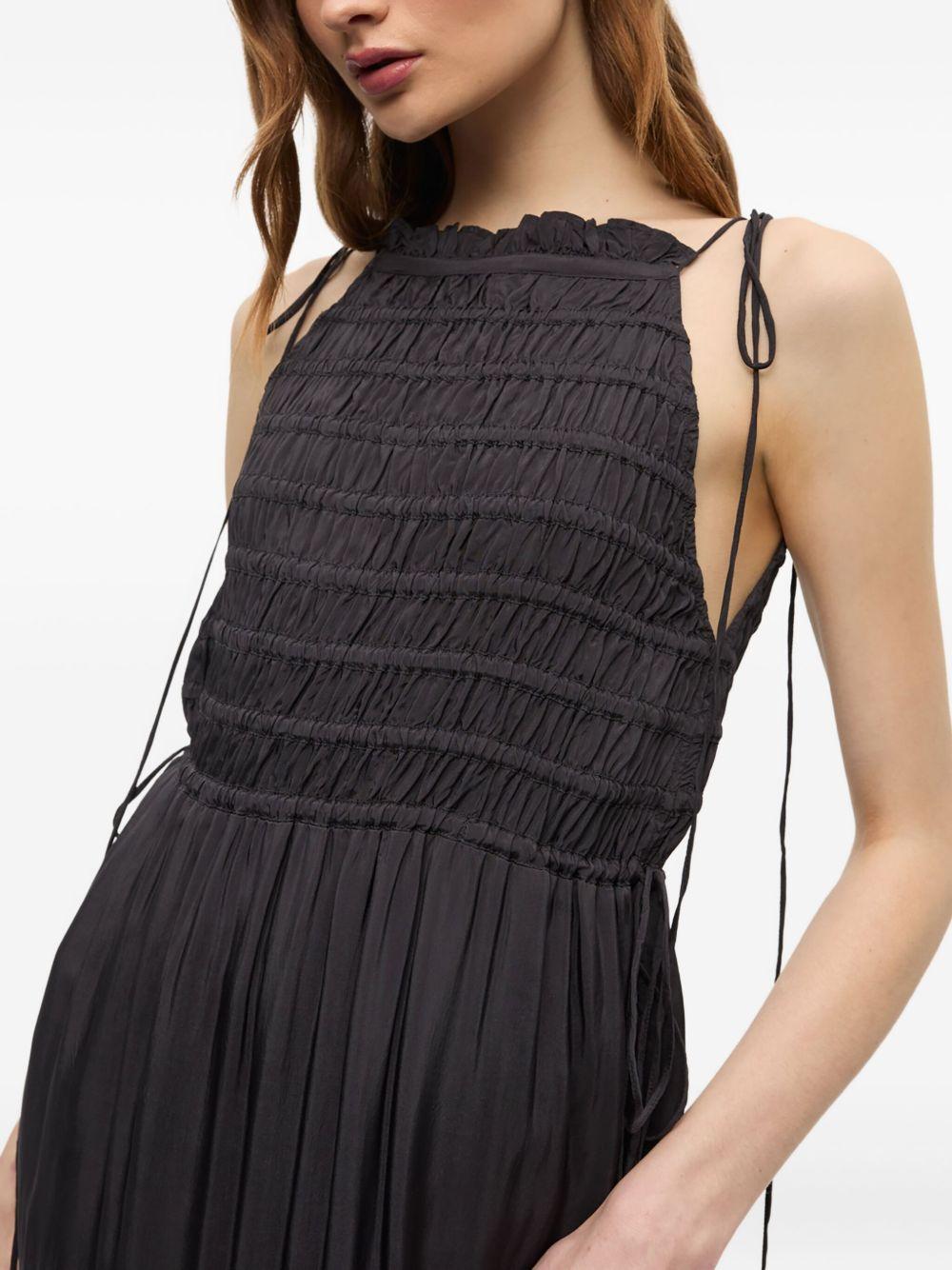 Vestido Ganni Viscose Habotai Maxi Smock W0571 252 GANNI