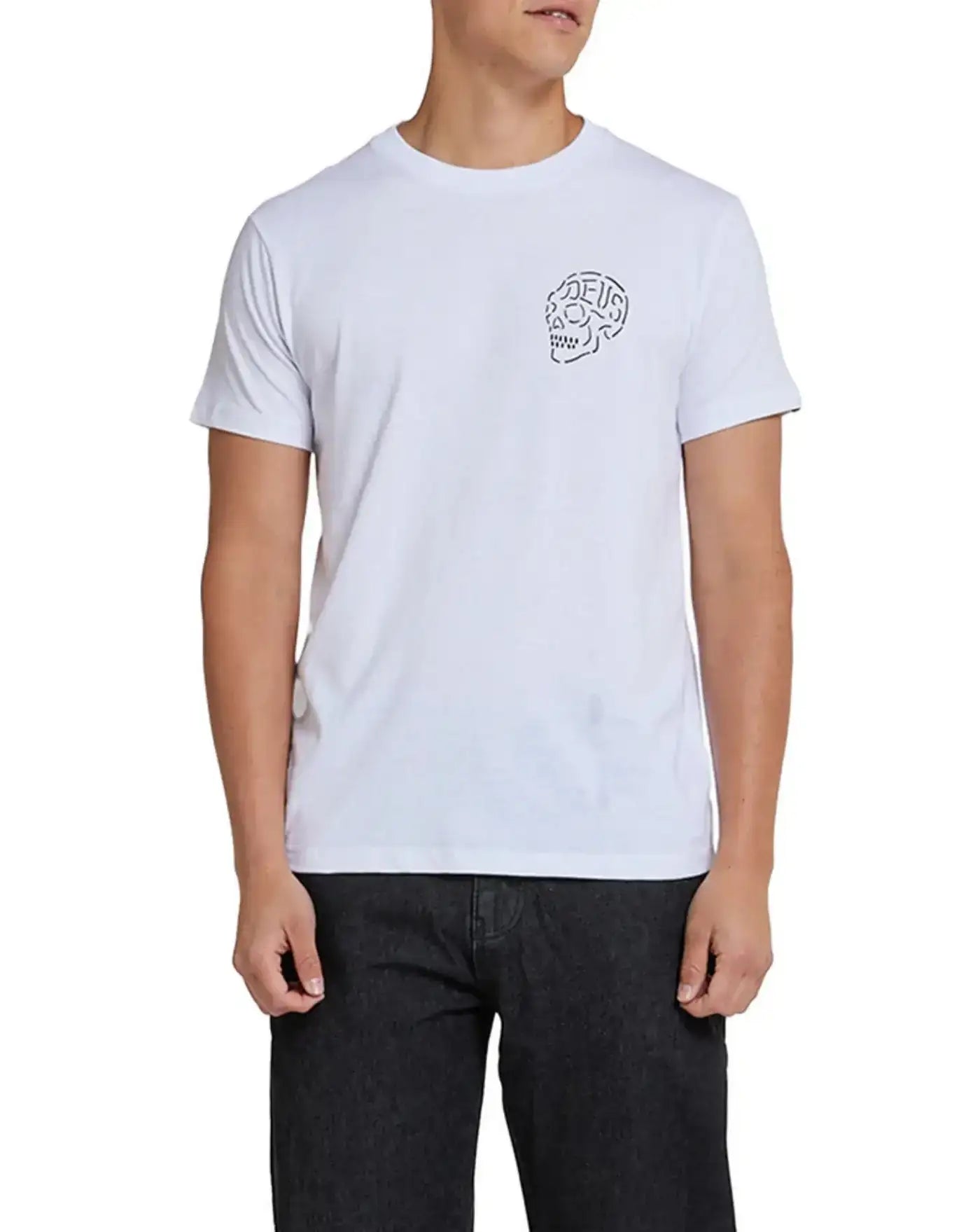 Camiseta Deus Ex Machina Venice Skull DMH31645C WHITE DEUS EX MACHINA