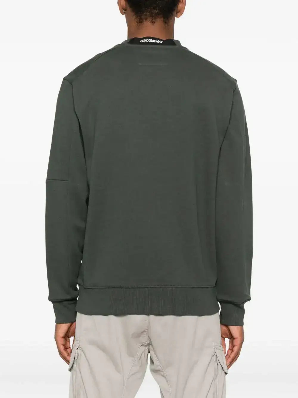 Sudadera C.P. Company Crewneck in Diagonal Raised Fleece 19CMSS713A005086W 978 C.P. COMPANY