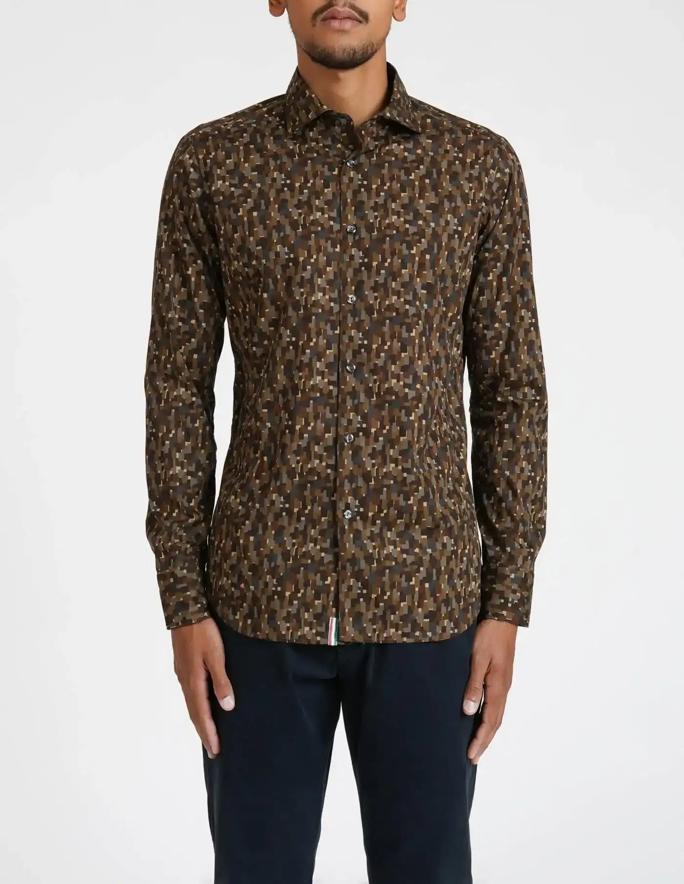 Camisa Tintoria Mattei Estampado 1G6ZNJWFR5 75 TINTORIA MATTEI