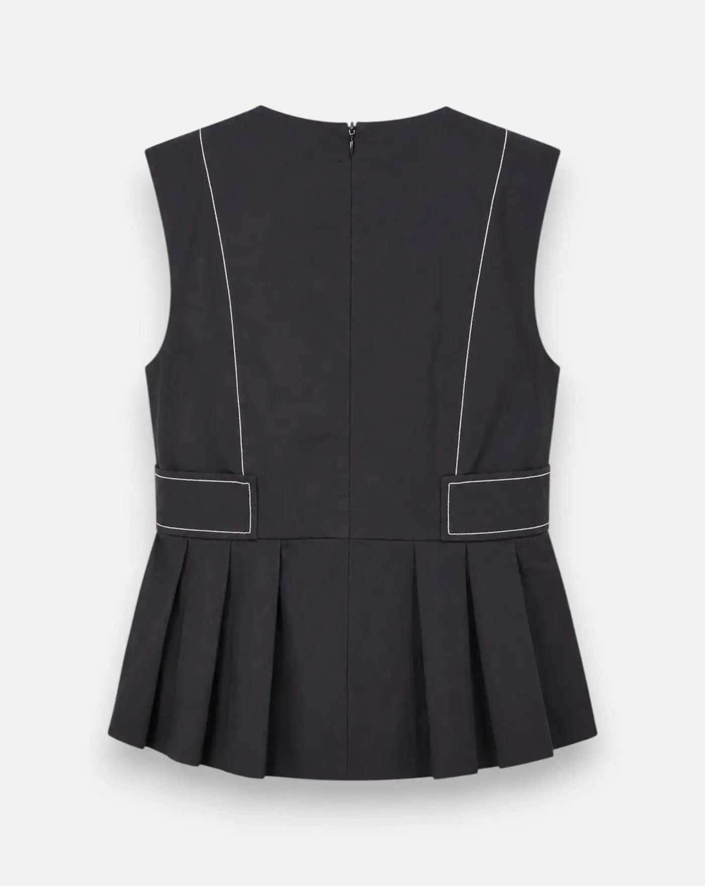 Bllusa Ganni V-Neck A1040124 099 BLACK GANNI