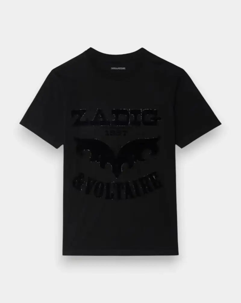 Camiseta Zadig & Voltaire Edwin Hc Voltaire Flock Strass JWTS02826 011 ZADIG & VOLTAIRE