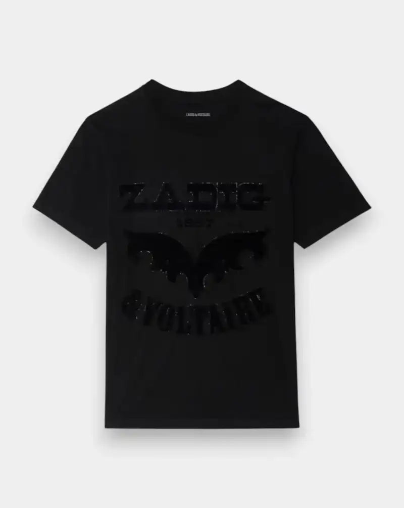 Camiseta Zadig & Voltaire Edwin Hc Voltaire Flock Strass JWTS02826 011 ZADIG & VOLTAIRE