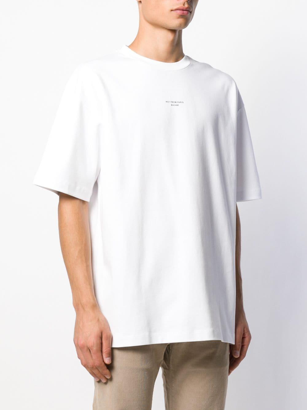 Camiseta Drole de Monsieur Le T-Shirt Slogan Classique TS202 CO002 OPW DROLE DE MONSIEUR