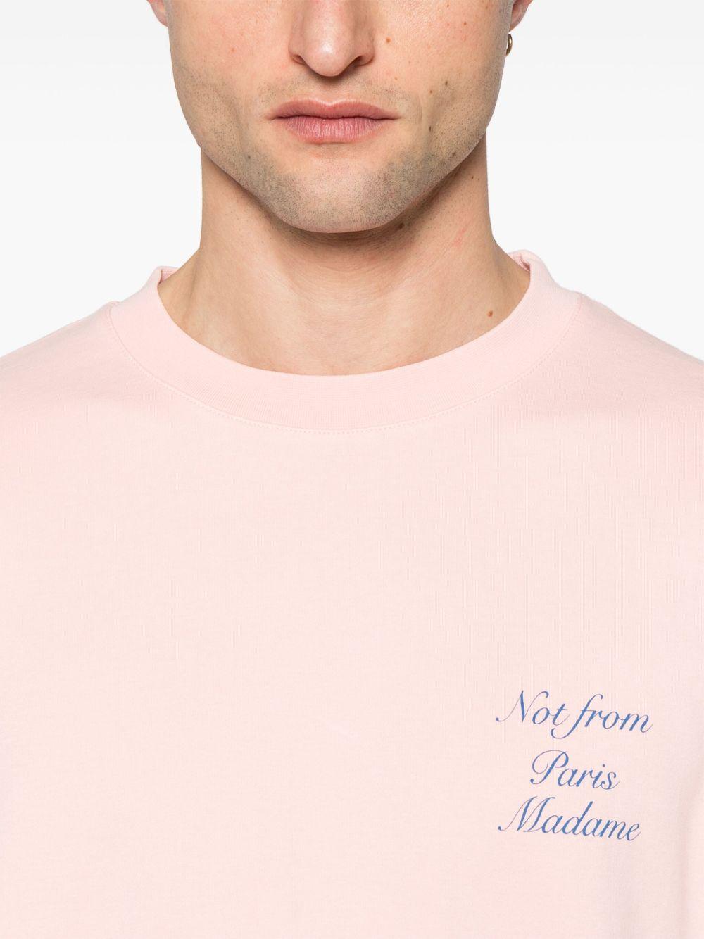 Camiseta Drole de Monsieur Le T-Shirt Slogan Cursive TS209 CO002 LPI DROLE DE MONSIEUR