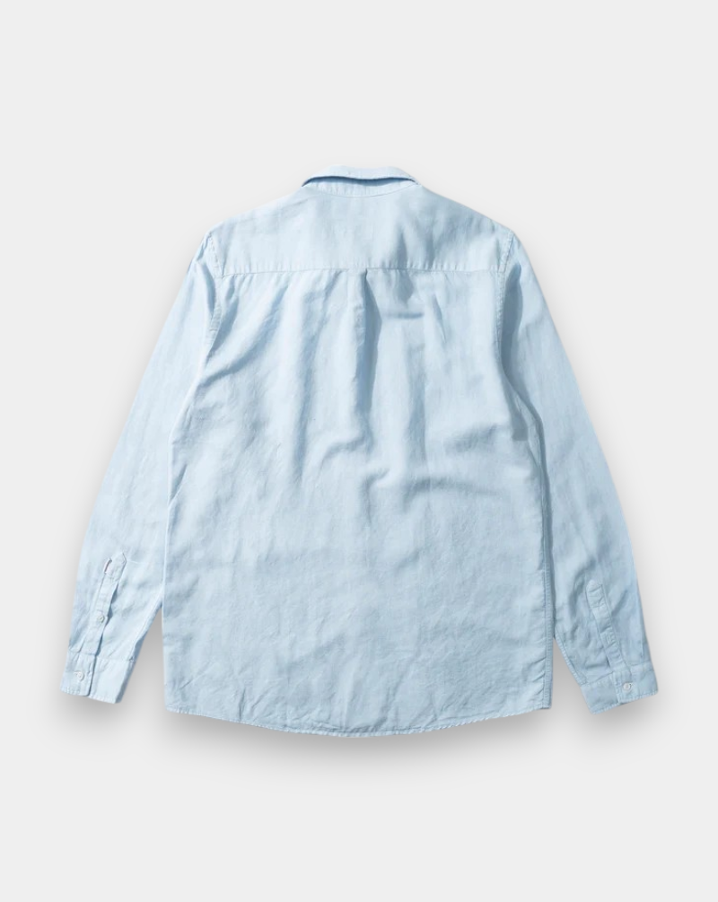 Camisa Edmmond Linen 1251005500 PLAIN LIGHT BLUE EDMMOND