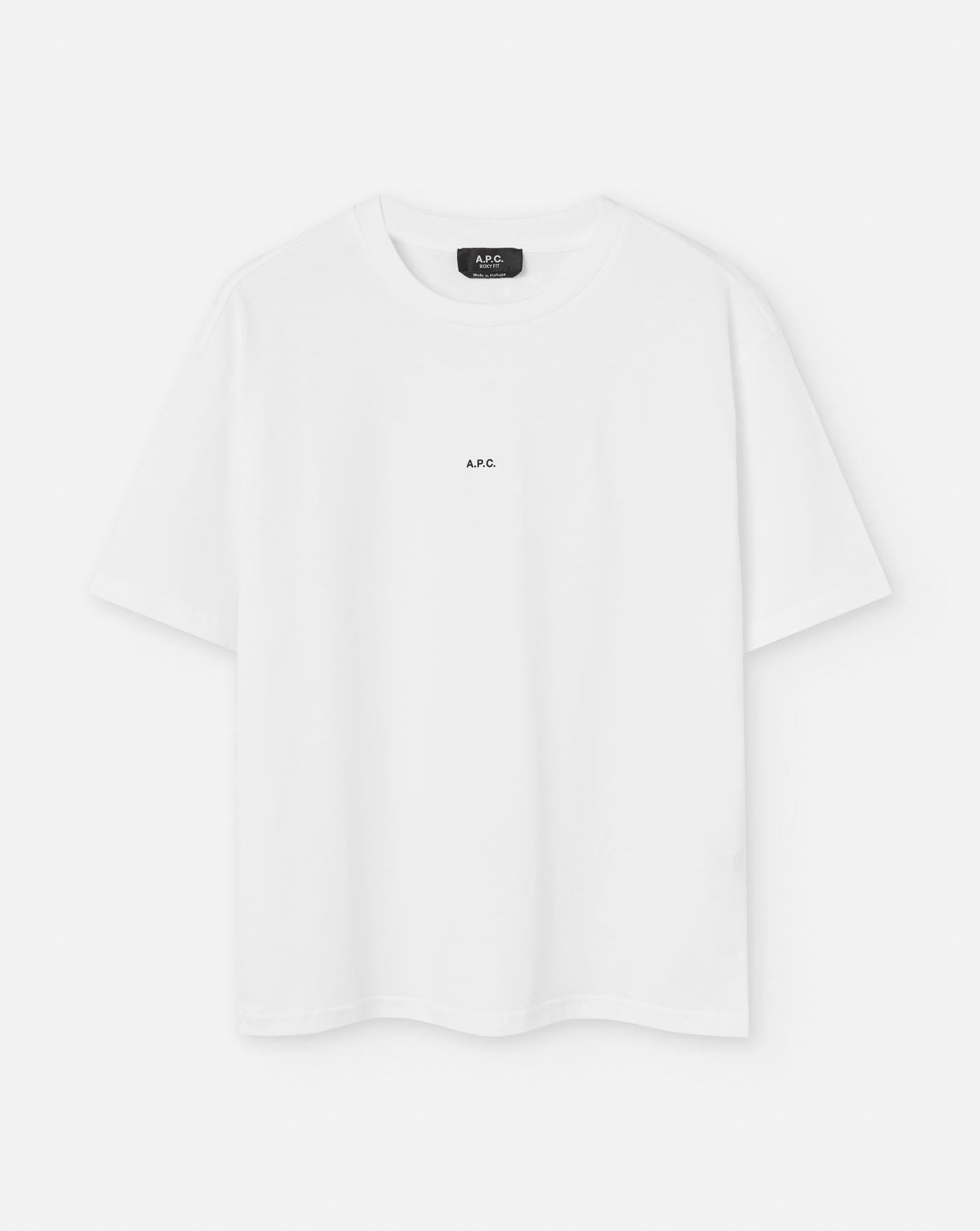 Camiseta A.P.C. Boxy Micro Logo COHBWH26386 TAG A.P.C.