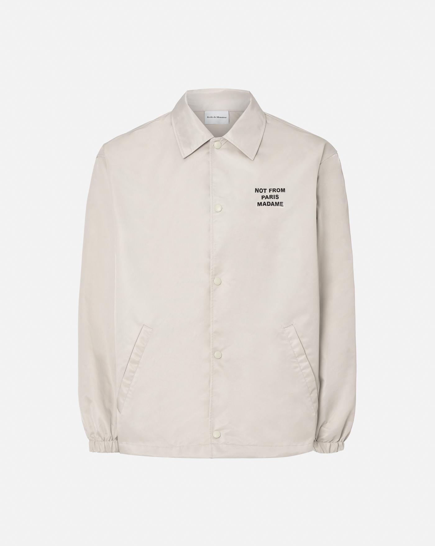 Camisa Drole de Monsieur La Veste Slogan JT183 PA014 MT MASTIC DROLE DE MONSIEUR