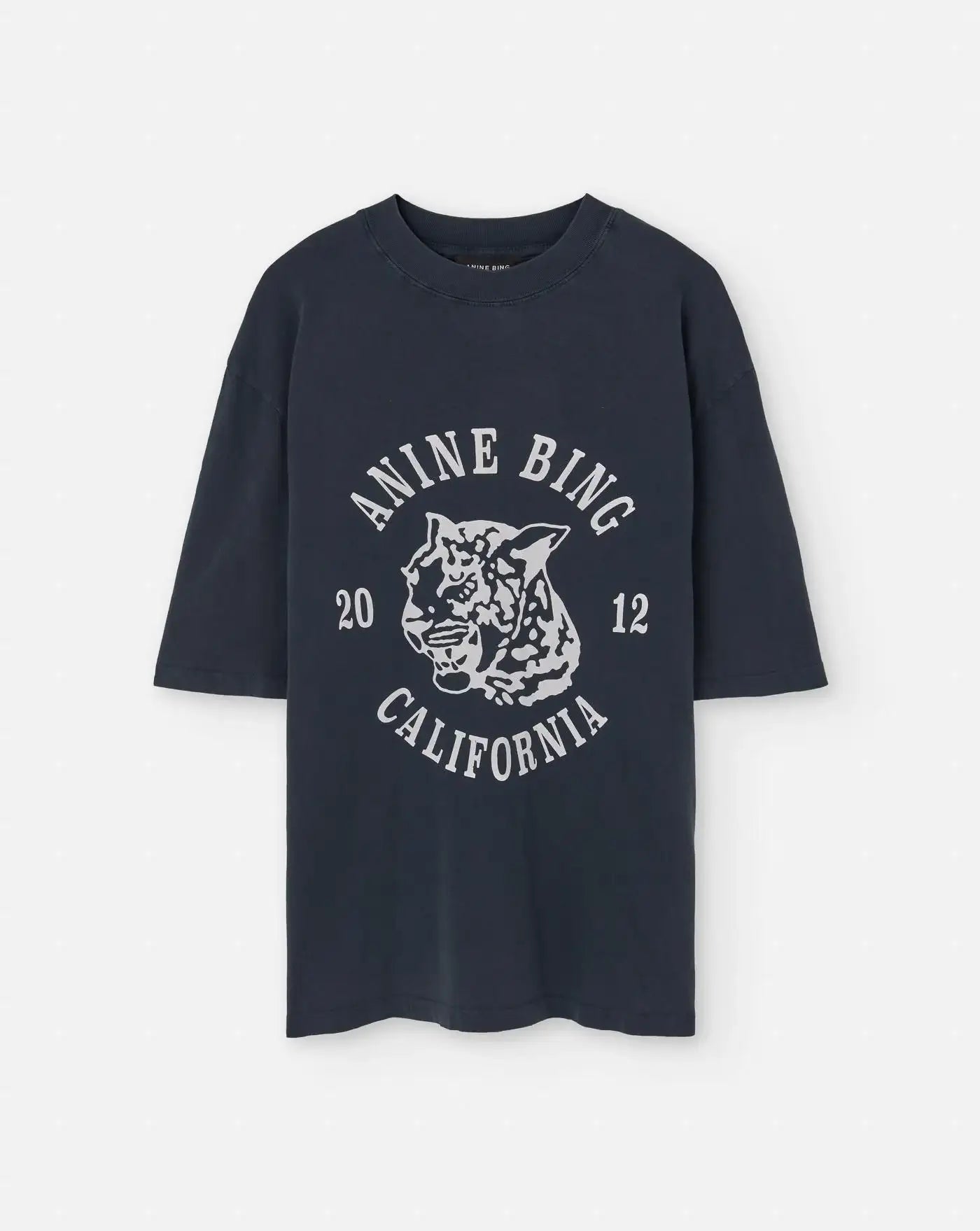 Camiseta Anine Bing Leopard A0810922BLK5 BLACK ANINE BING