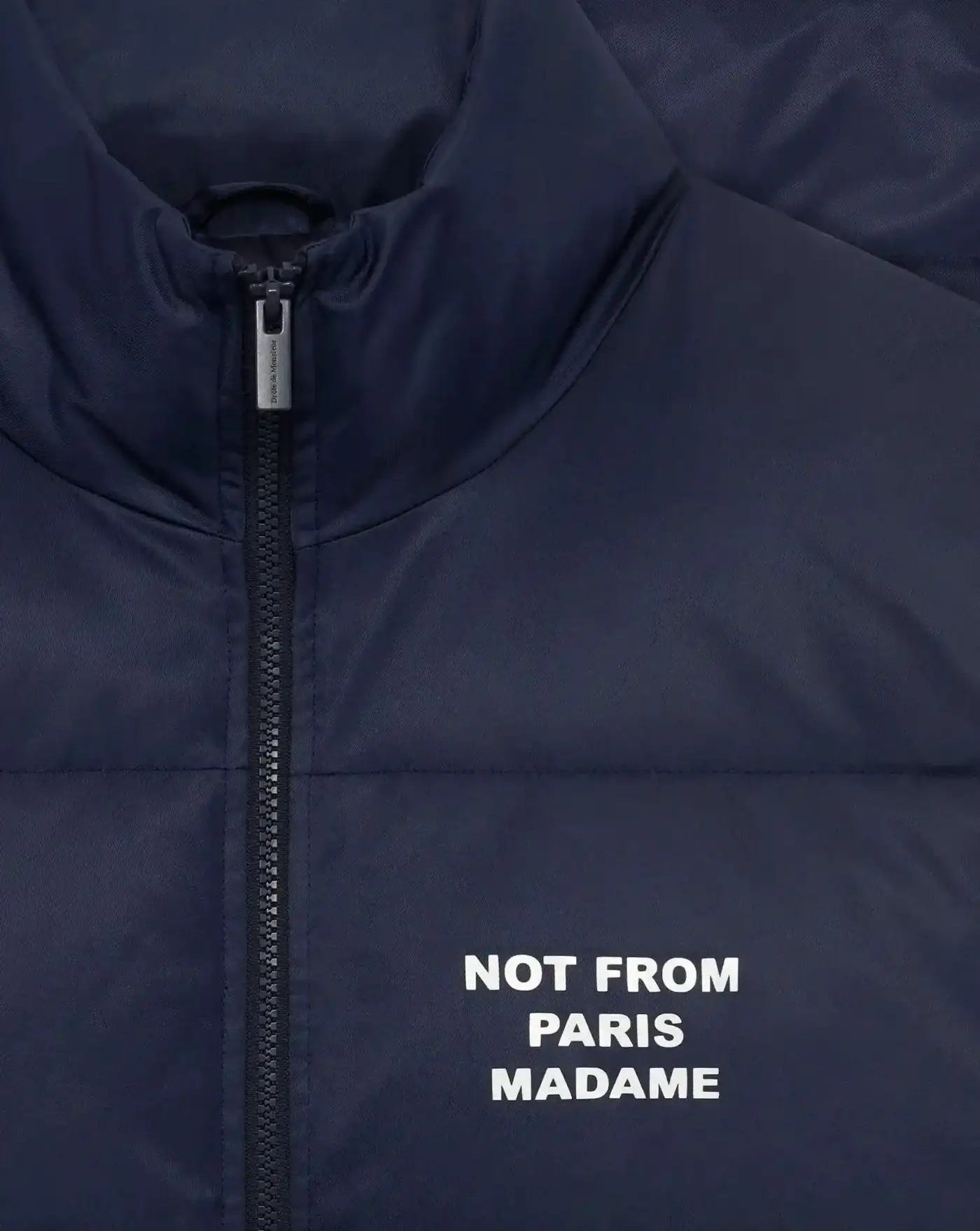 Chaleco Drole de Monsieur Slogan Sleeveless Down Vest CT153 PA031 NY DROLE DE MONSIEUR