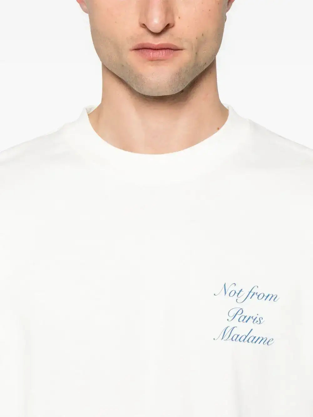 Camiseta Drole de Monsieur Le T-Shirt Slogan Cursive TS209 CO002 OW DROLE DE MONSIEUR