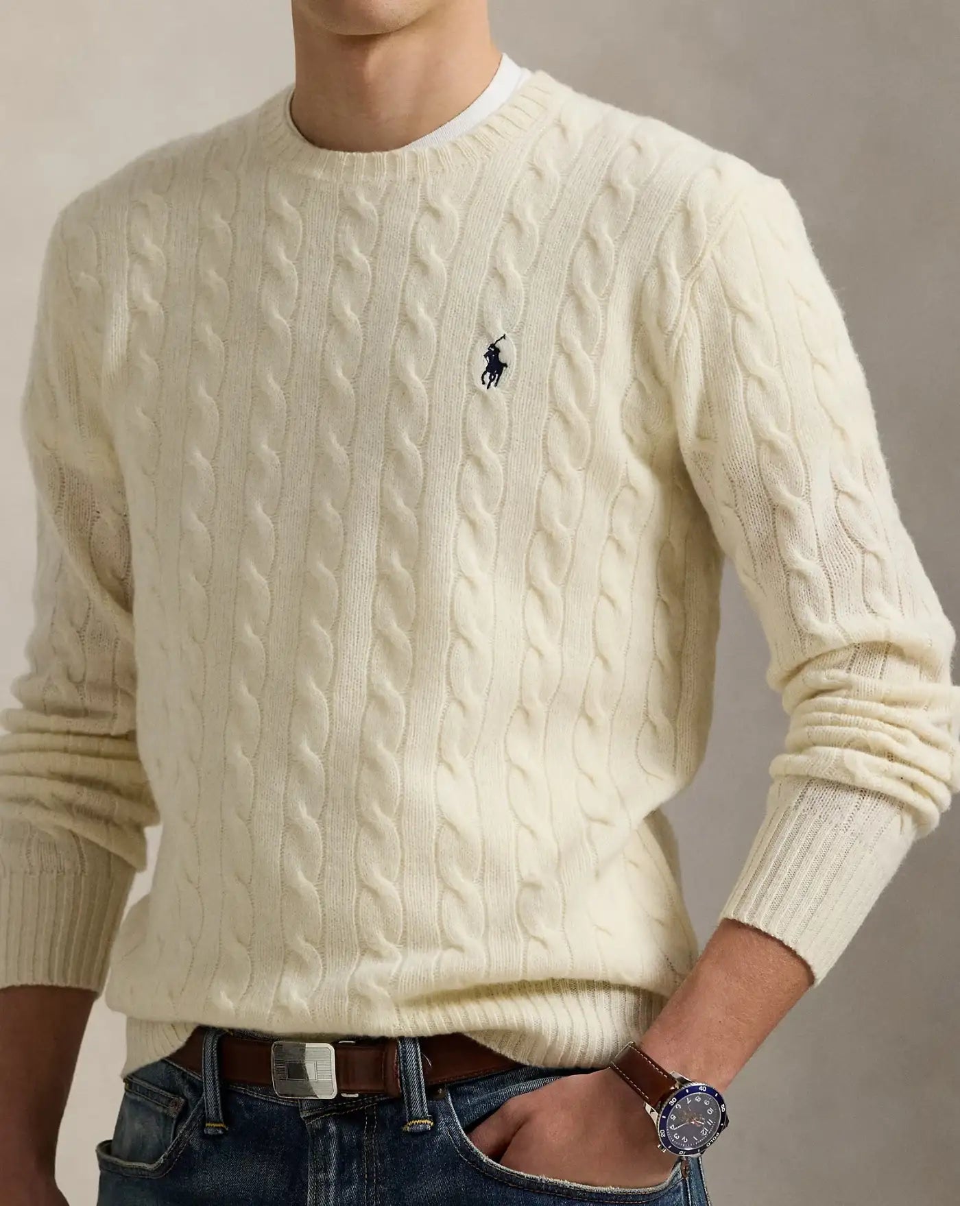 Jersey Polo Ralph Lauren Ochos 710876762010 ANDOVER CREAM POLO RALPH LAUREN