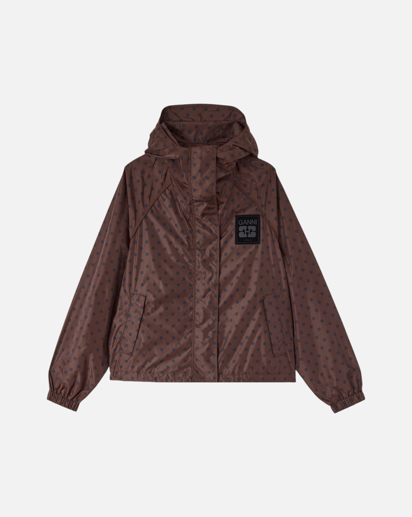 Chaqueta Ganni Printed Flyweight Nylon Jacket A1010197 979 GANNI