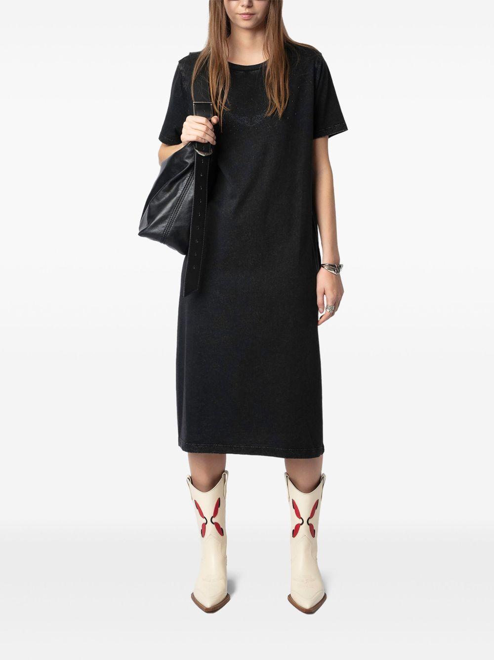 Vestido Zadig & Voltaire Zaid Hc Wings JWDR01069 CARBONE 21 ZADIG & VOLTAIRE