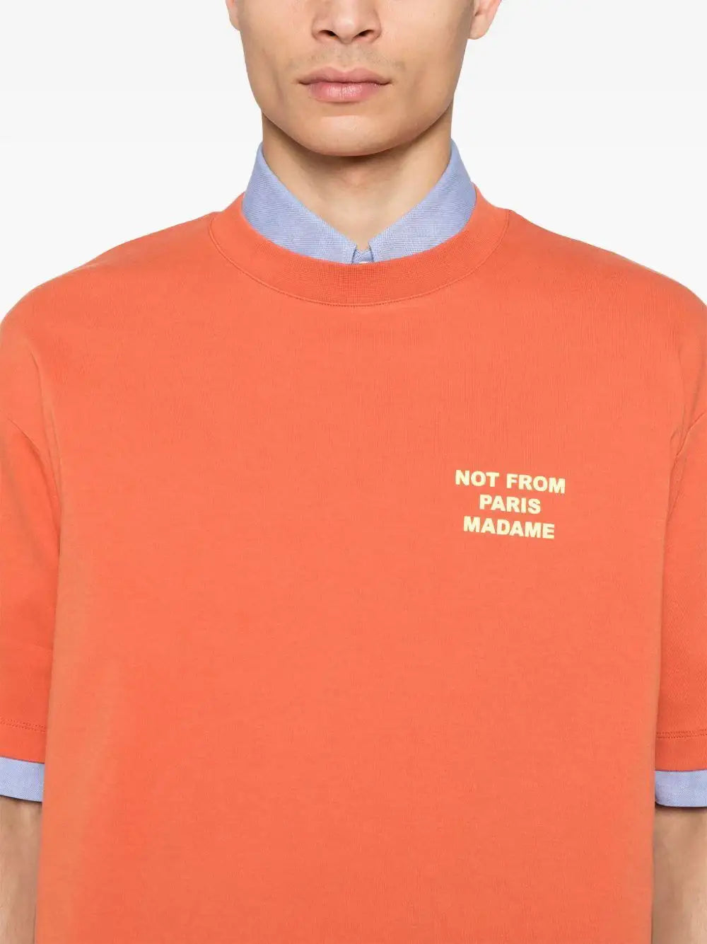 Camiseta Drole de Monsieur Le T-Shirt Slogan TS203 CO002 RT DROLE DE MONSIEUR