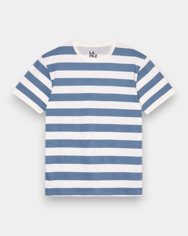 Camiseta La Paz Meneres Contrast T-shirt SS260082280 INDIGO STRIPES LA PAZ