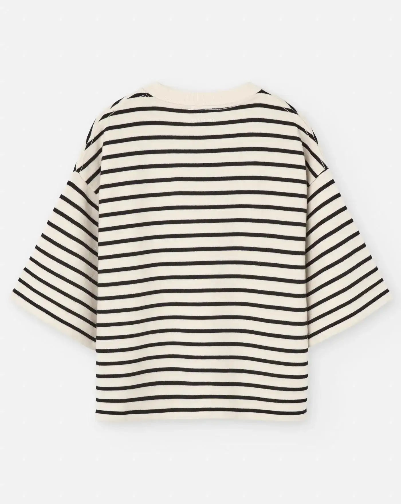 Camiseta Anine Bing Myers Cropped Tee A0811431 WHITE BLACK ANINE BING