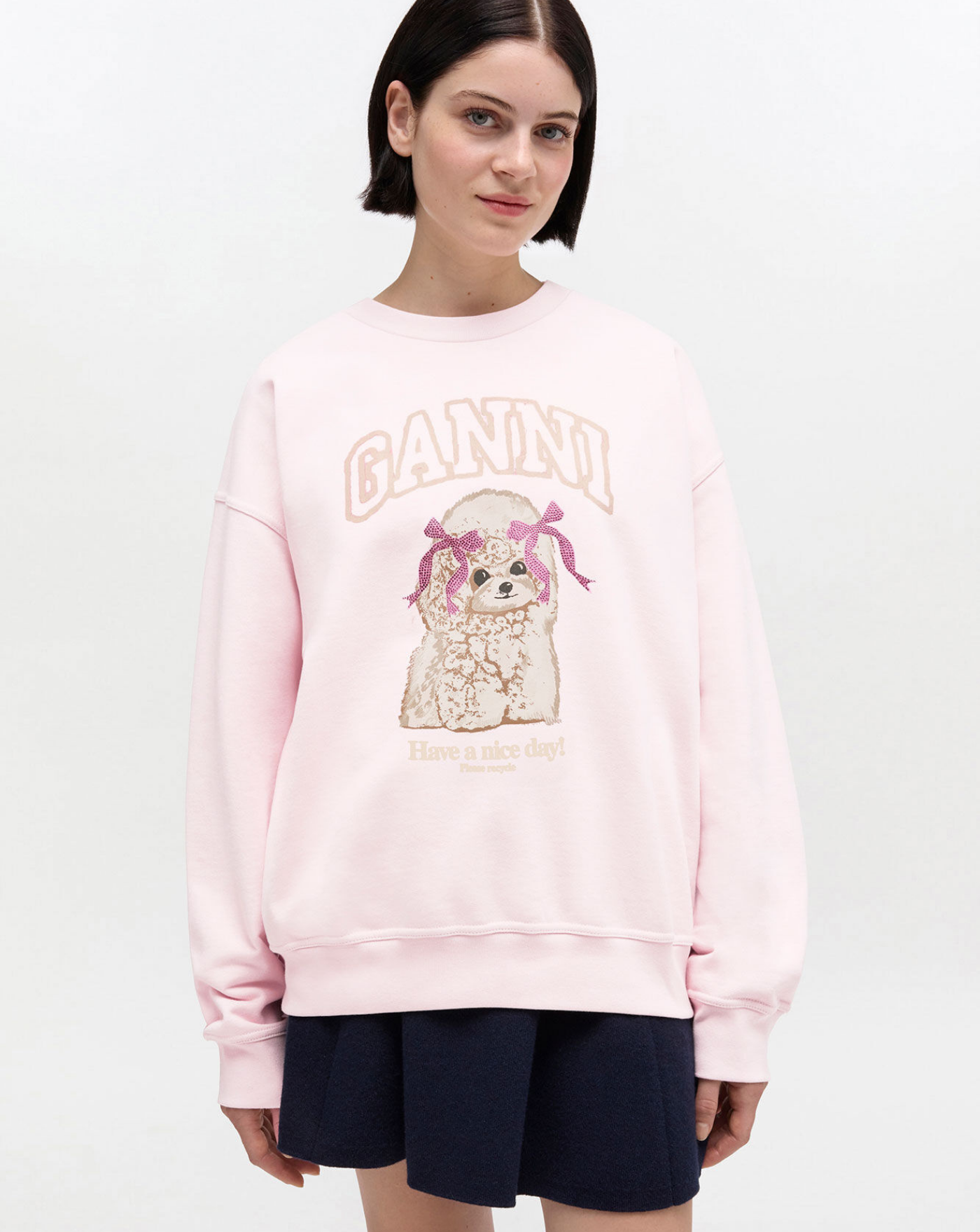 Sudadera Ganni Printed Puddle A1060026 868 GANNI