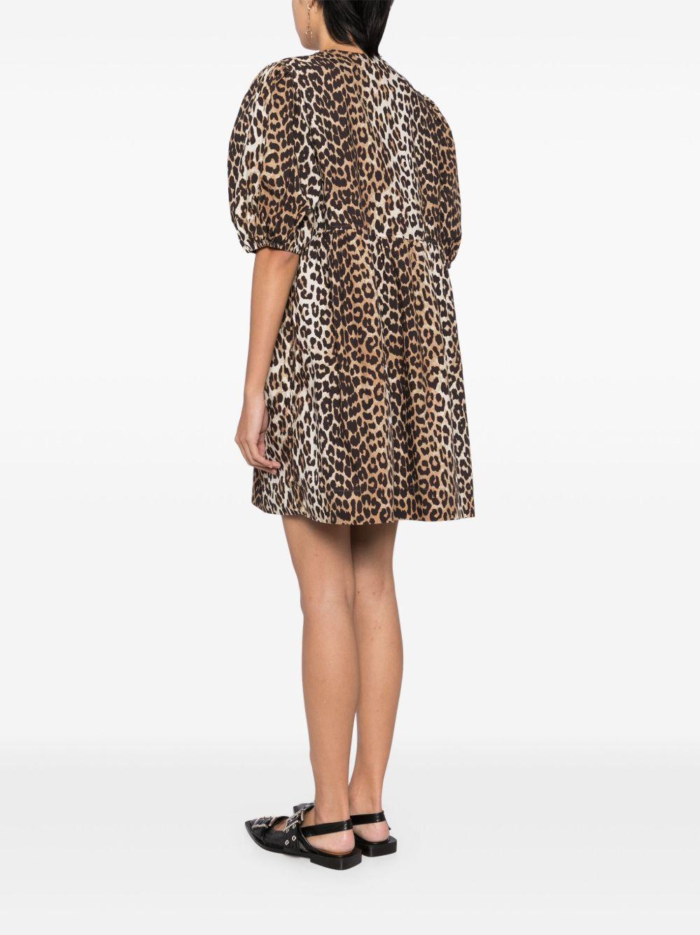 Vestido Gannii Leopard F9758 943 GANNI