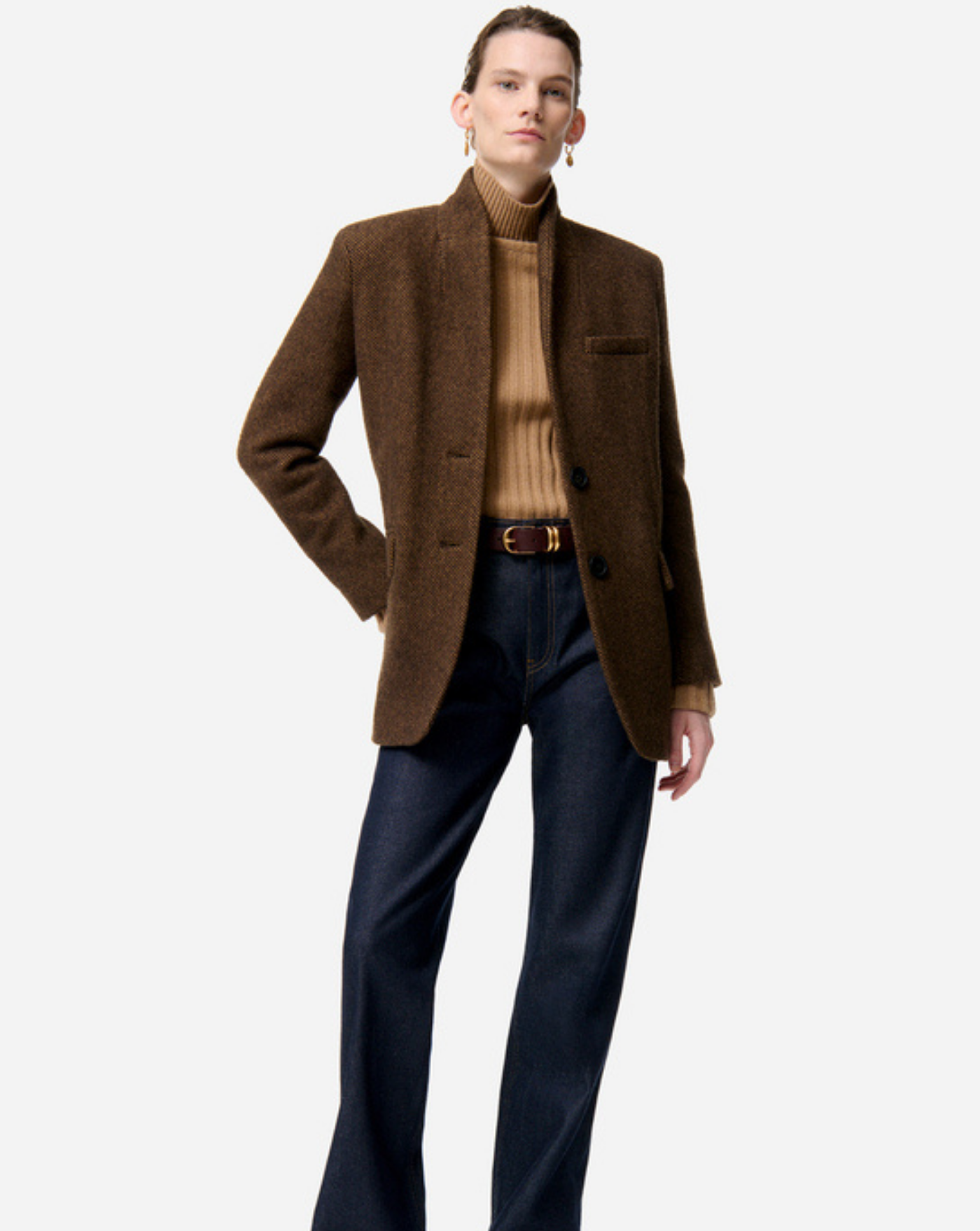 Americana Vanessa Bruno Jovanka 5HVA36 V02109BROWN VANESSA BRUNO