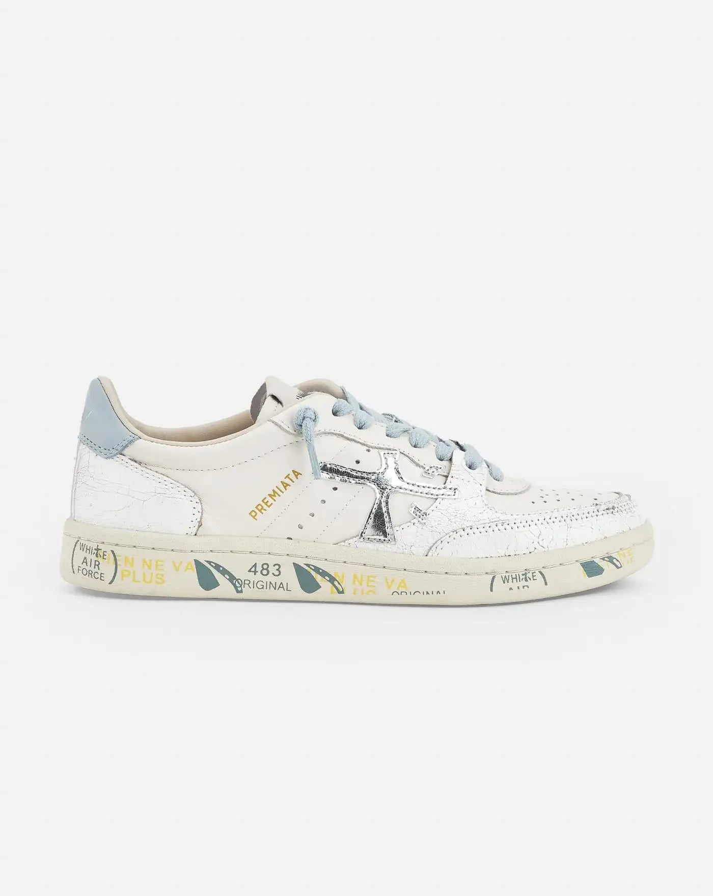 Zapatillas Premiata BsktClad Var 6780 BSKTCLAD VAR 6780 WHITE/BLUE PREMIATA