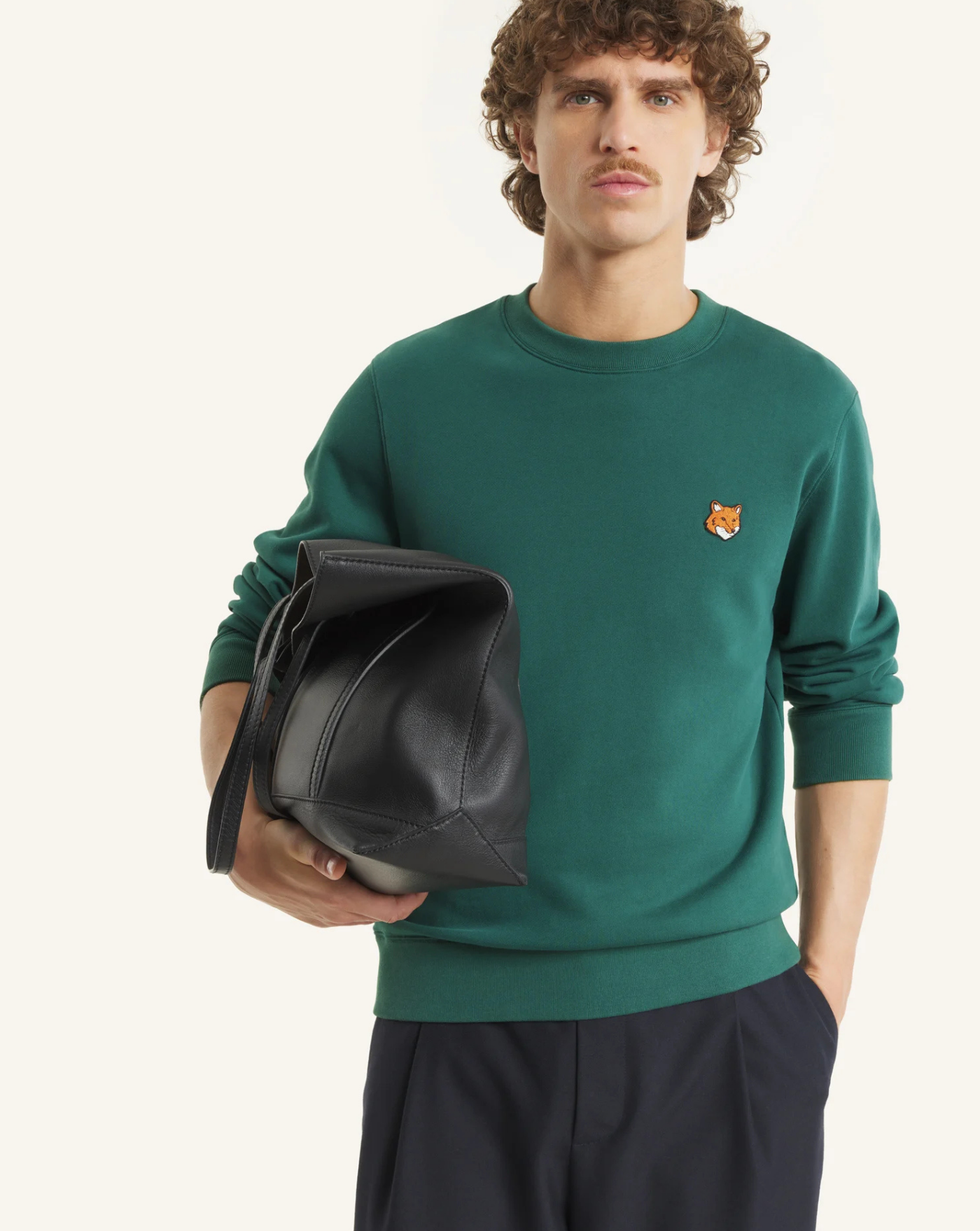 Sudadera Maison Kitsune Fox Head PM00303KM0340 P399 MAISON KITSUNE