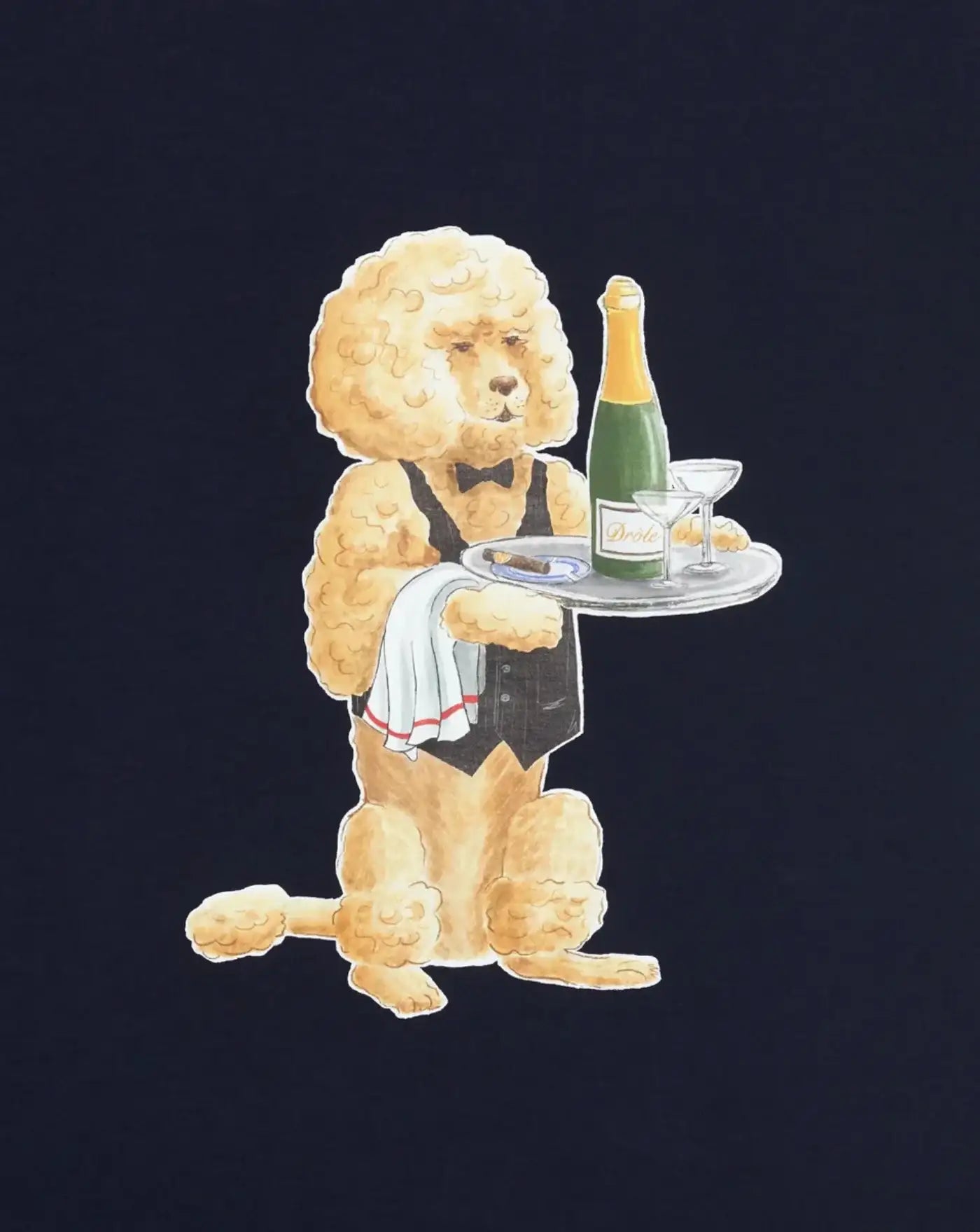 Camiseta Drole de Monsieur Le T-Shirt Poodle TS271 CO002 NY DROLE DE MONSIEUR