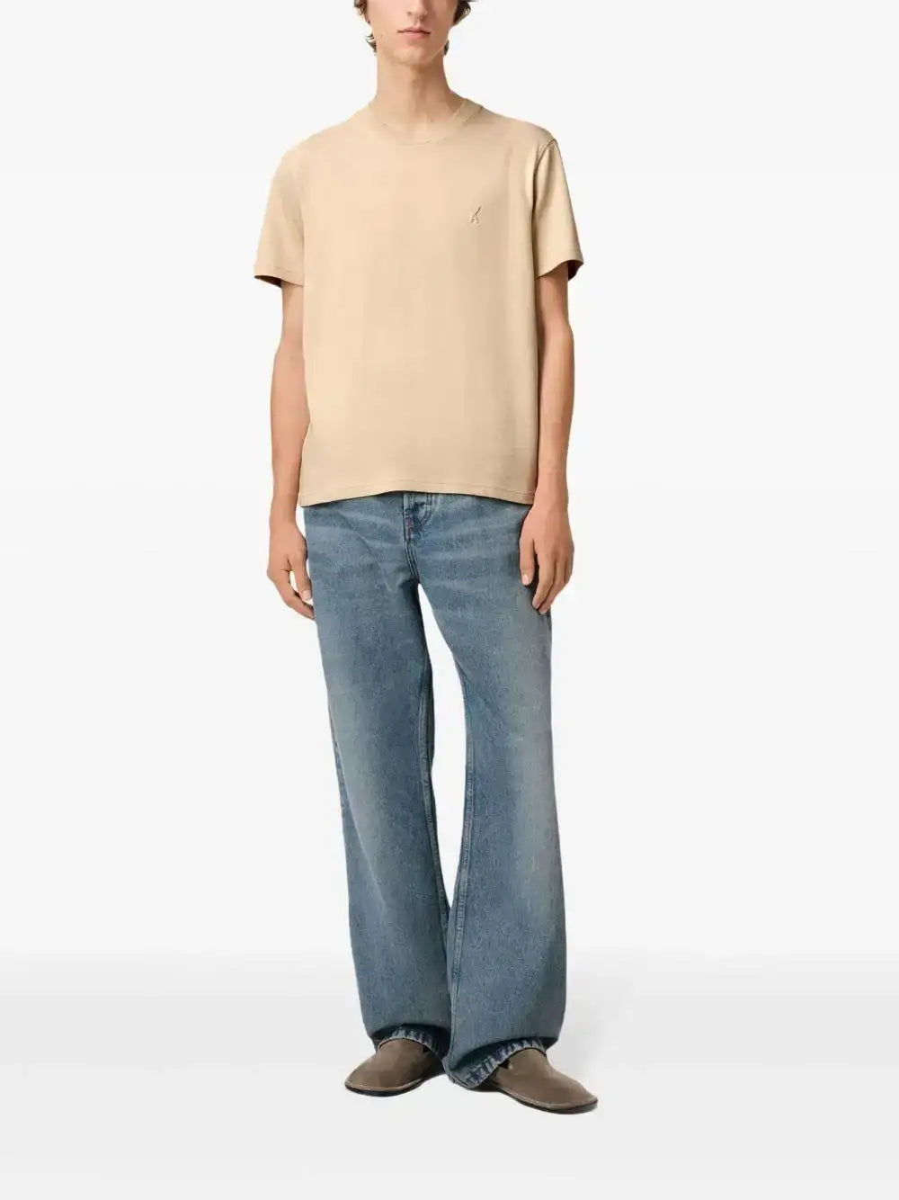 Camiseta Ami Paris Ami de Coeur Heavy Organic Cotton UTS027726 725 AMI PARIS