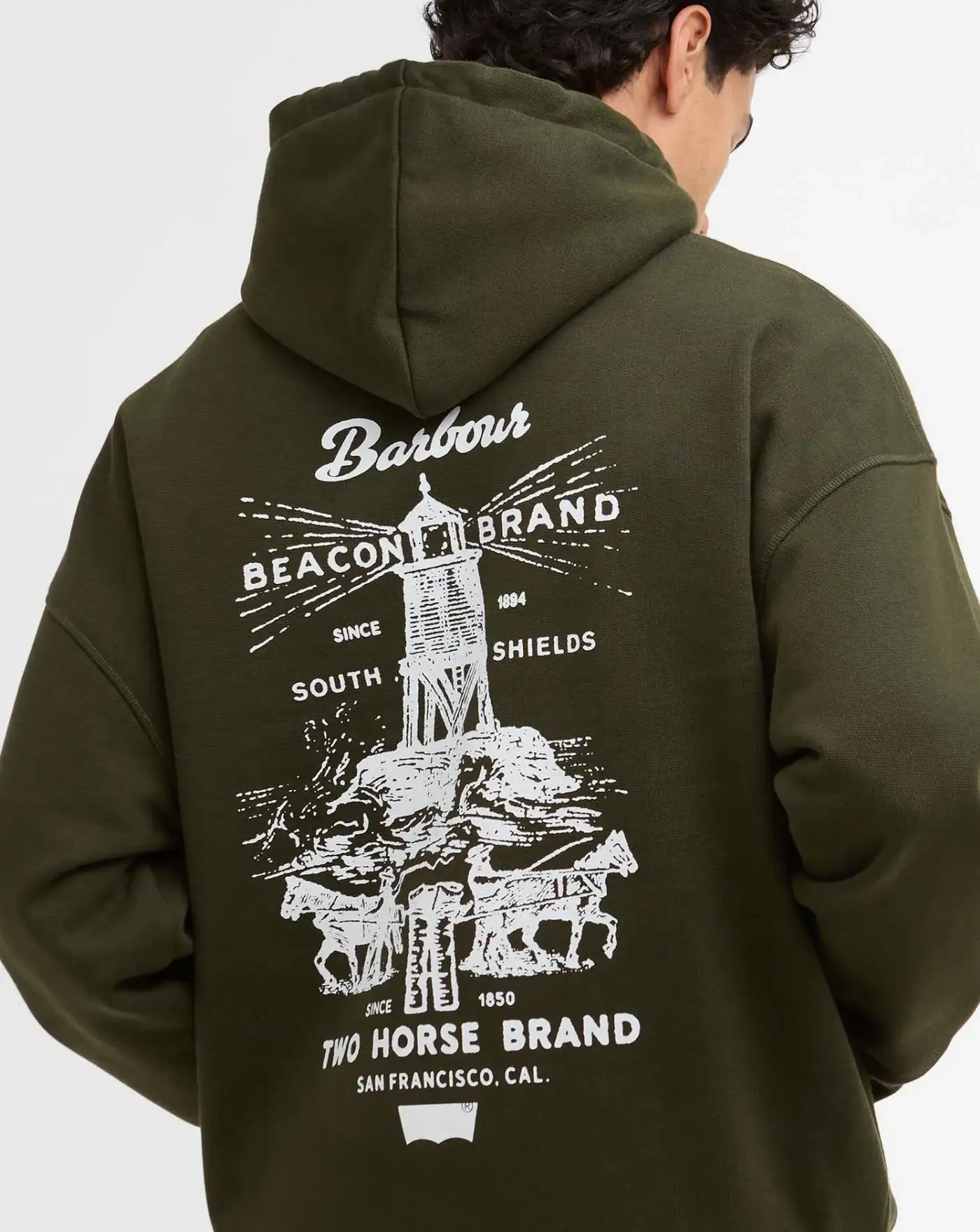 Sudadera Barbour x Levi's Graphic Hoodie MOL0720SG 71 BARBOUR
