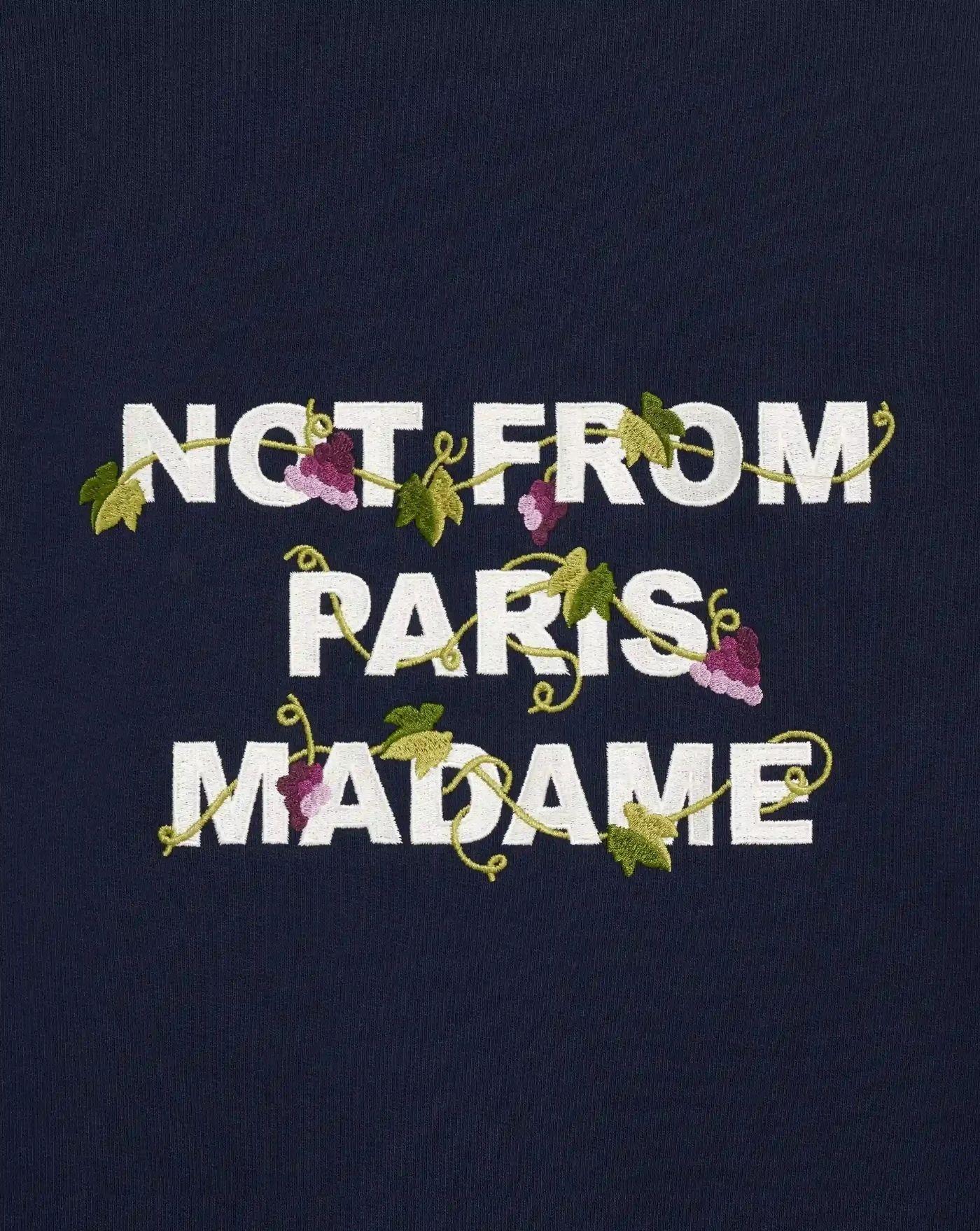 Sudadera Drole de Monsieur Vine Embroidered Slogan Sweatshirt SW209 CO127 NY DROLE DE MONSIEUR