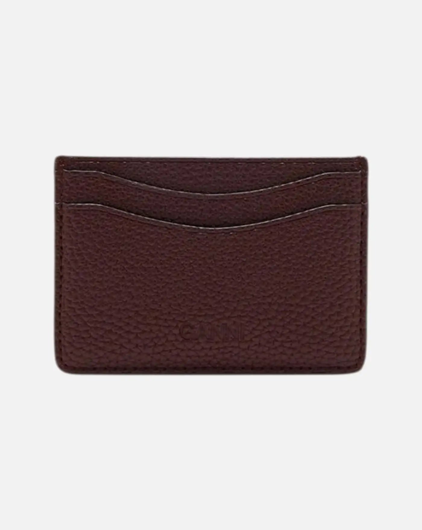 Cartera Ganni Card Holder Grained A7276 979 GANNI